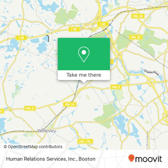 Human Relations Services, Inc. map