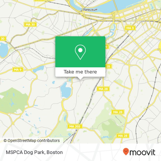Mapa de MSPCA Dog Park
