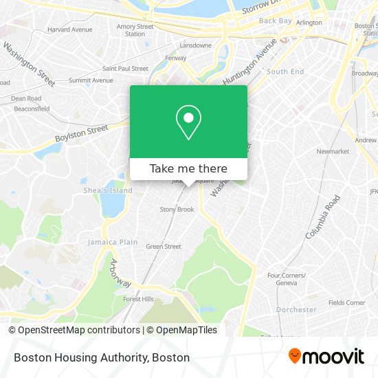 Boston Housing Authority map