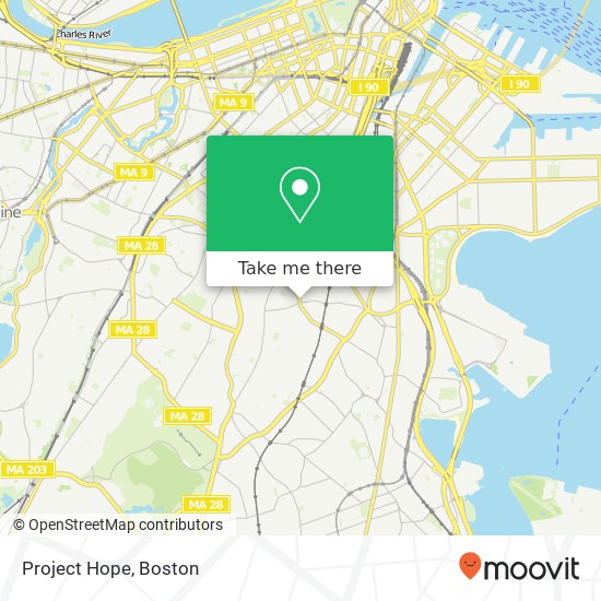 Mapa de Project Hope