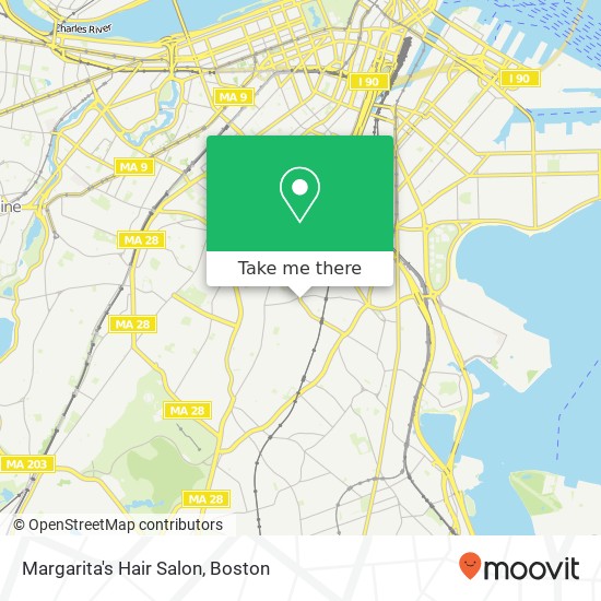 Margarita's Hair Salon map