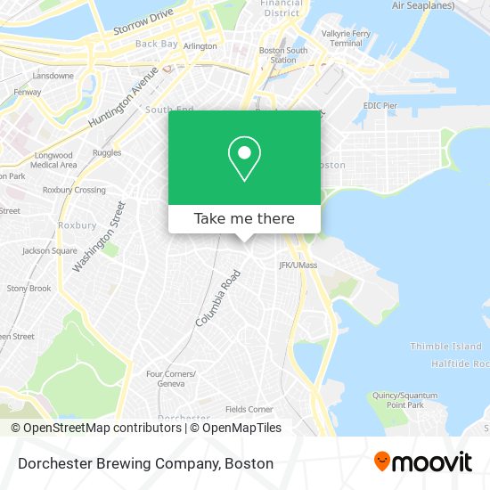 Mapa de Dorchester Brewing Company