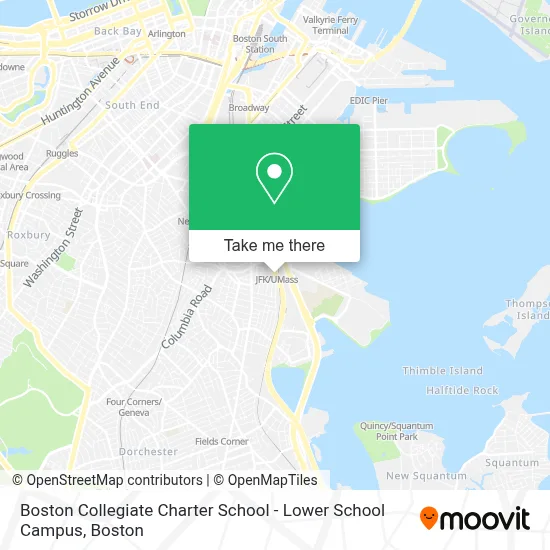 Boston Collegiate Charter School - Lower School Campus map