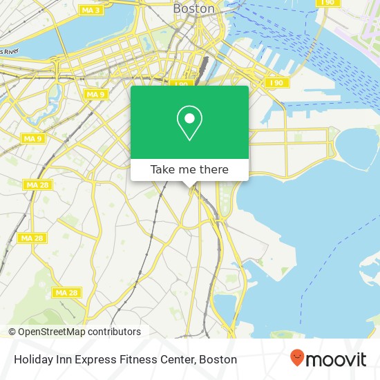 Mapa de Holiday Inn Express Fitness Center