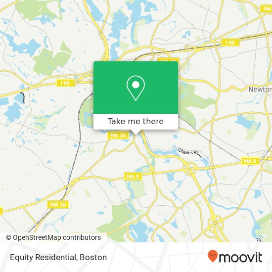 Equity Residential map