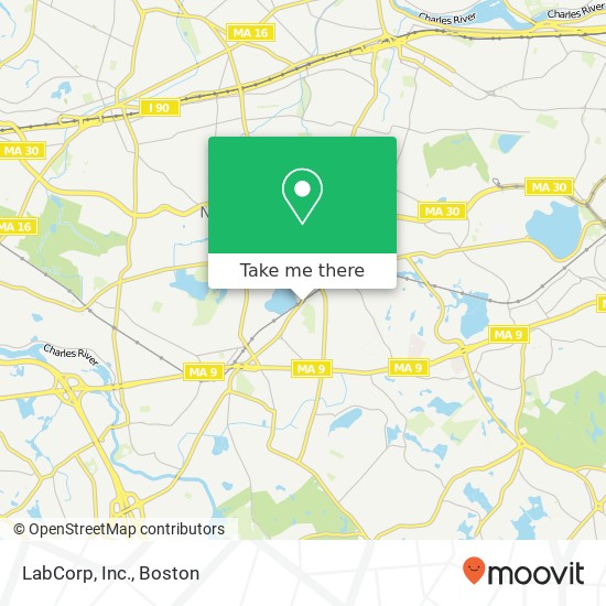 LabCorp, Inc. map