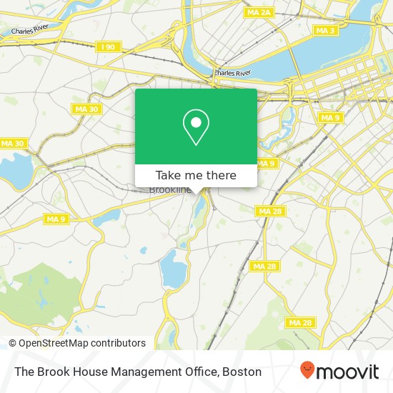 The Brook House Management Office map