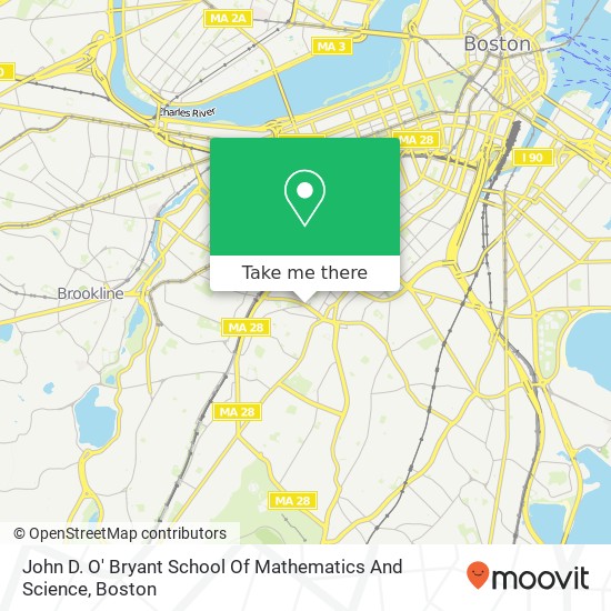 John D. O' Bryant School Of Mathematics And Science map