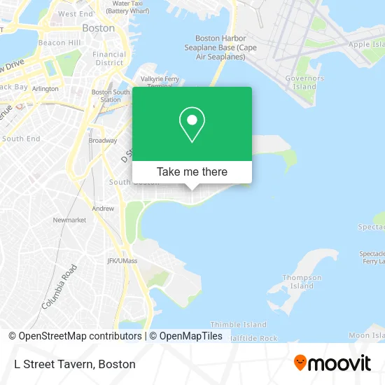 L Street Tavern map