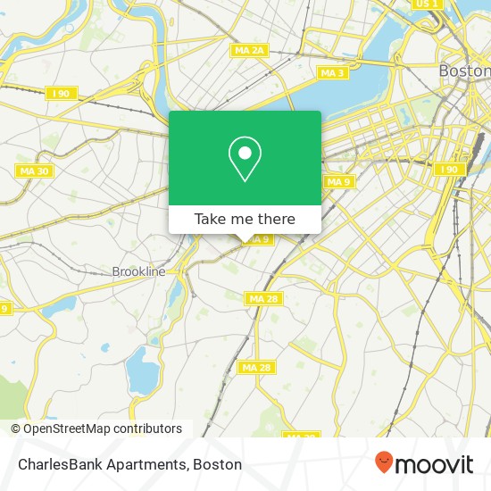 CharlesBank Apartments map