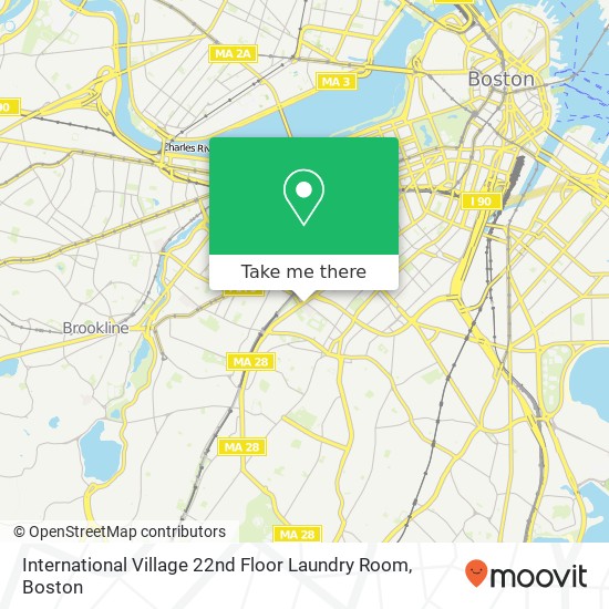 International Village 22nd Floor Laundry Room map