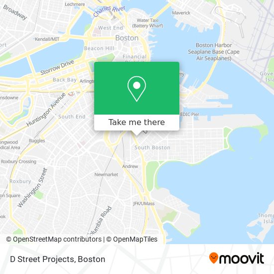 Mapa de D Street Projects