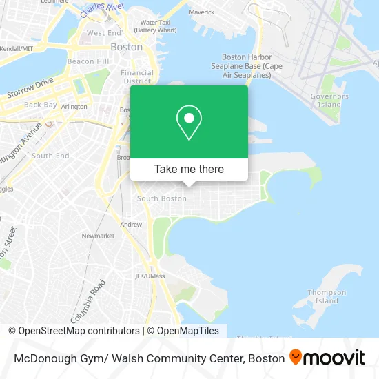 Mapa de McDonough Gym/ Walsh Community Center