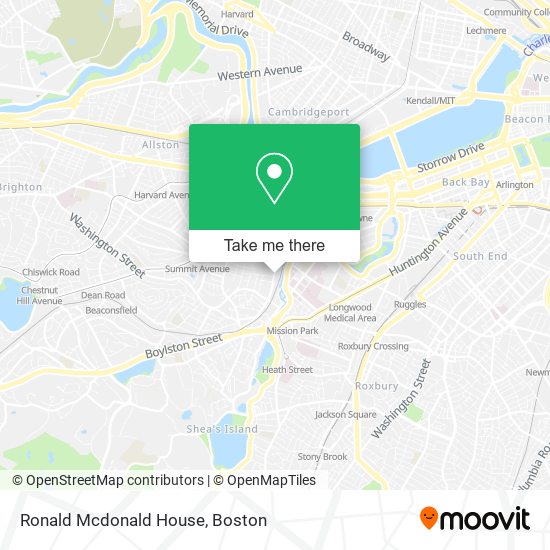 Mapa de Ronald Mcdonald House