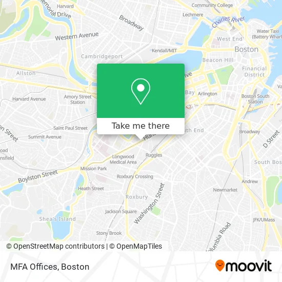 MFA Offices map