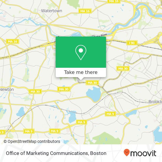 Office of Marketing Communications map