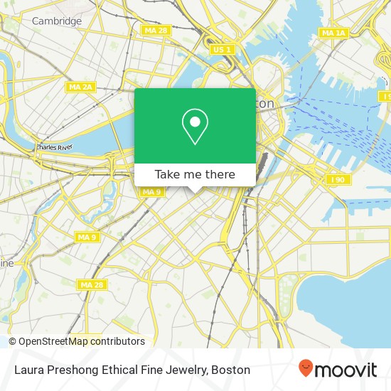 Laura Preshong Ethical Fine Jewelry map