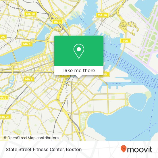 Mapa de State Street Fitness Center