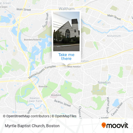 Myrtle Baptist Church map
