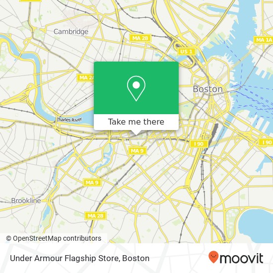 Mapa de Under Armour Flagship Store