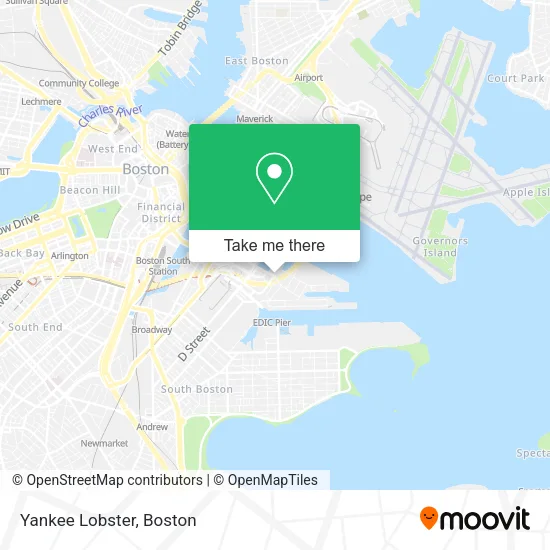 Yankee Lobster map
