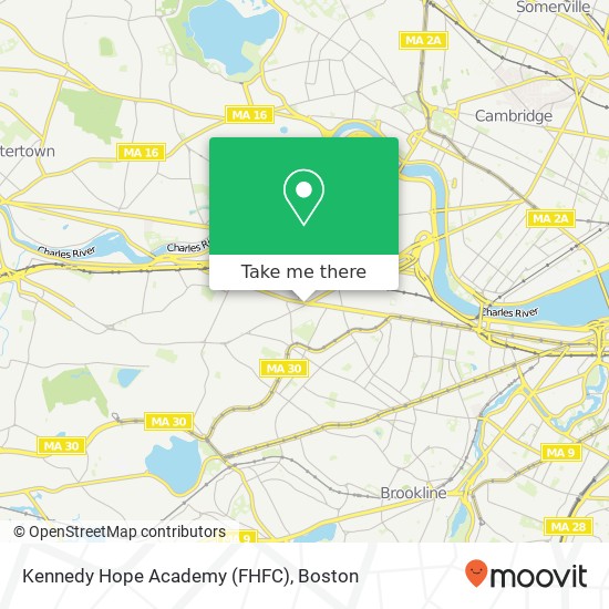 Mapa de Kennedy Hope Academy (FHFC)