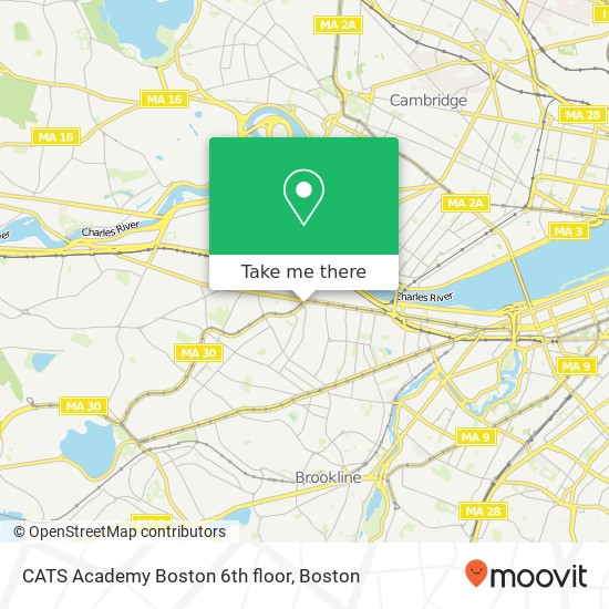 Mapa de CATS Academy Boston 6th floor
