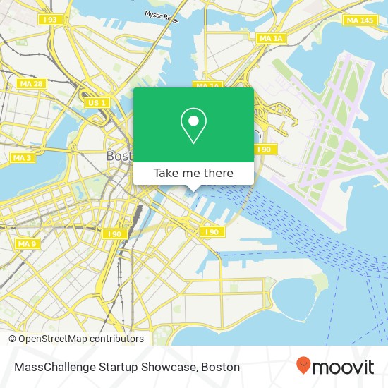 Mapa de MassChallenge Startup Showcase