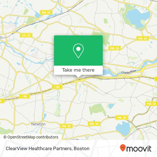 Mapa de ClearView Healthcare Partners