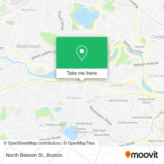 North Beacon St. map