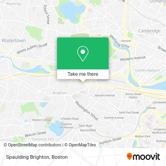 Spaulding Brighton map