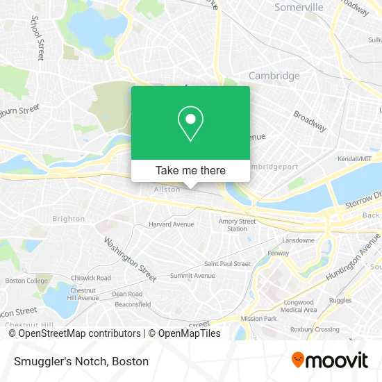 Smuggler's Notch map