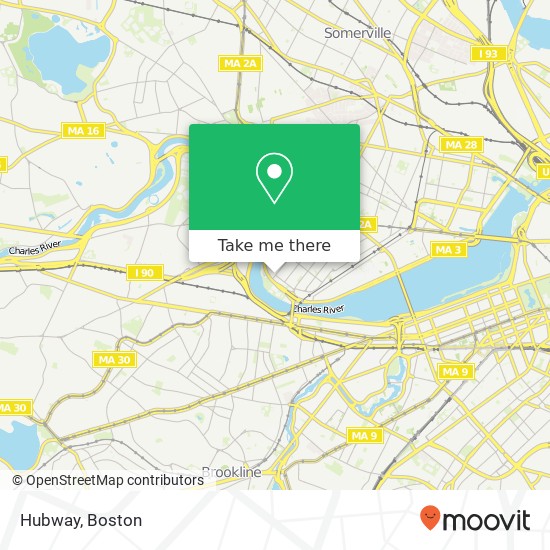 Hubway map