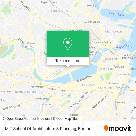 MIT School Of Architecture & Planning map