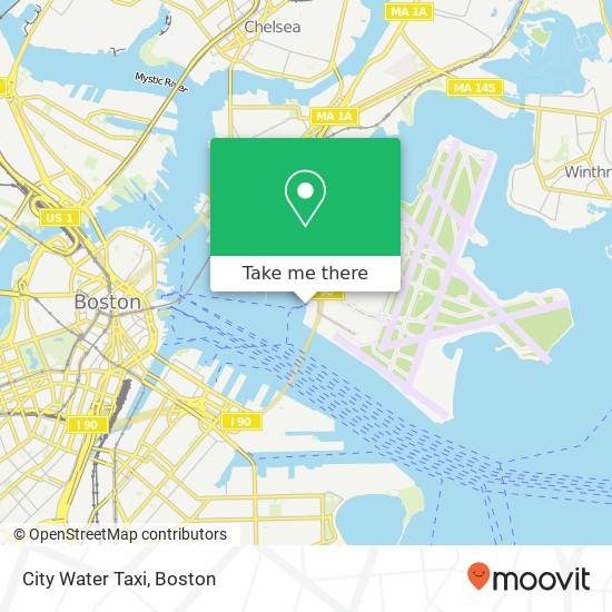 City Water Taxi map