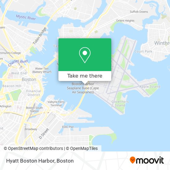 Mapa de Hyatt Boston Harbor