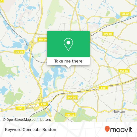 Keyword Connects map