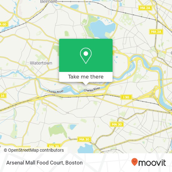 Arsenal Mall Food Court map