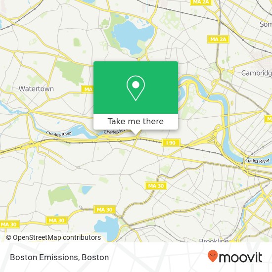 Boston Emissions map