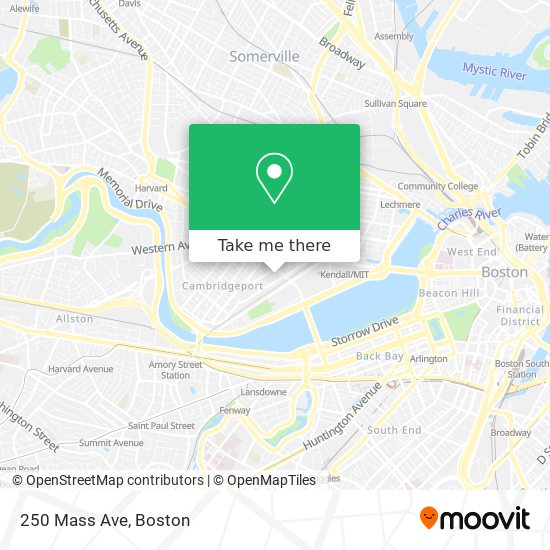 Mapa de 250 Mass Ave
