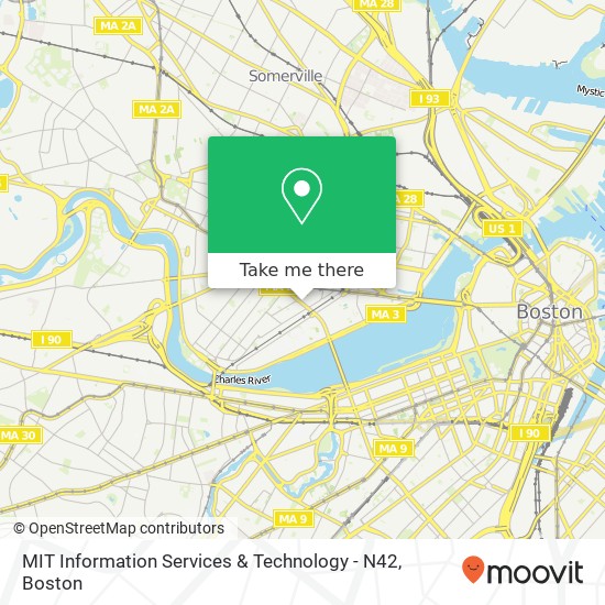 Mapa de MIT Information Services & Technology - N42