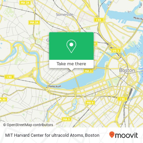 Mapa de MIT Harvard Center for ultracold Atoms