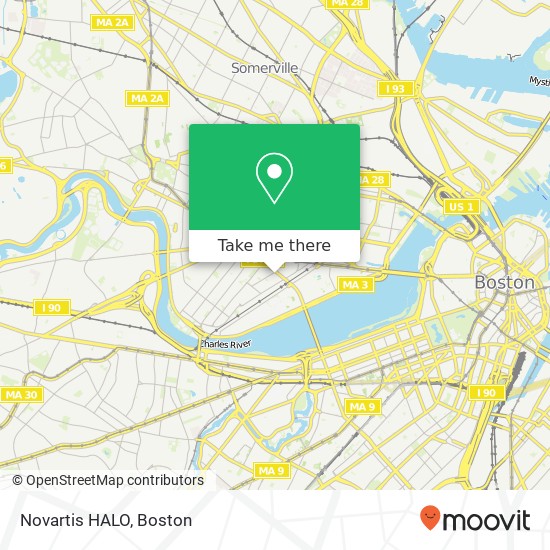 Novartis HALO map