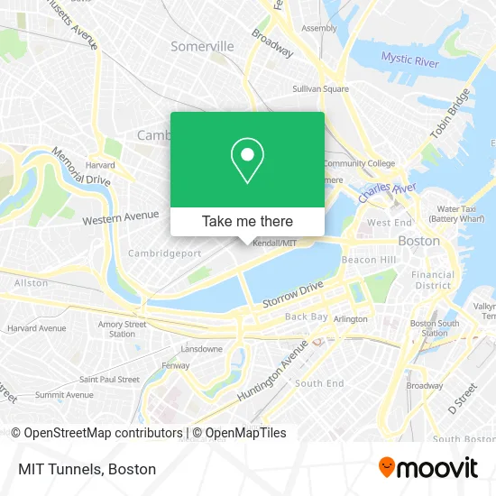 MIT Tunnels map