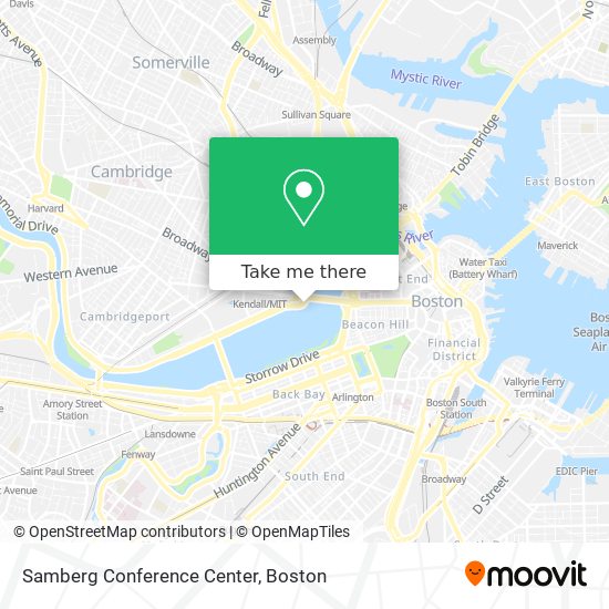 Mapa de Samberg Conference Center