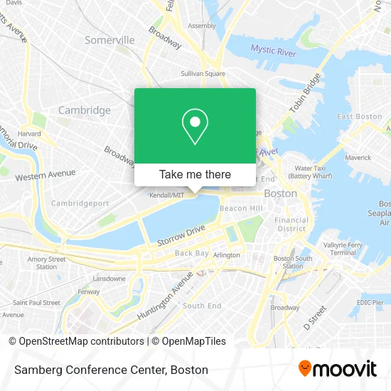 Mapa de Samberg Conference Center