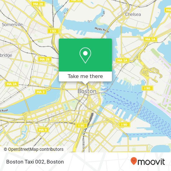 Mapa de Boston Taxi 002