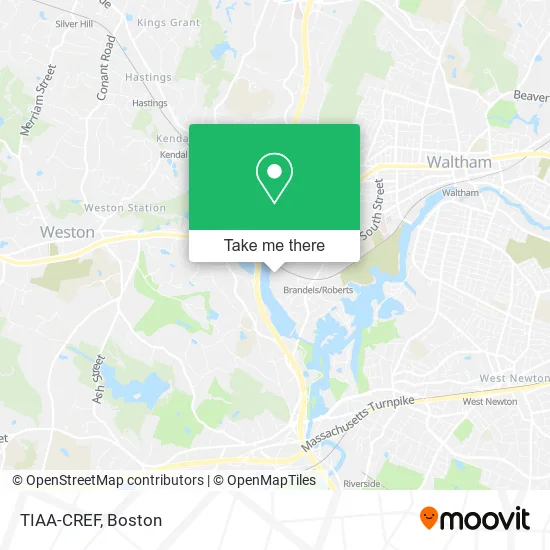 Mapa de TIAA-CREF