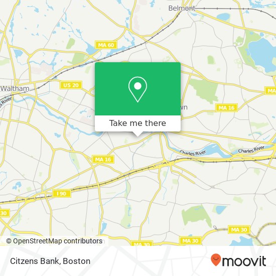 Citzens Bank map