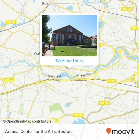 Mapa de Arsenal Center for the Arts